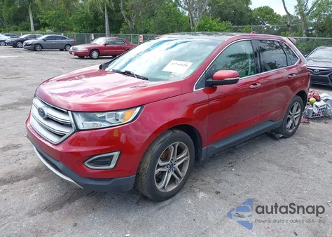 2016 Ford Edge Titanium from USA, damaged, VIN 2FMPK3K98GBB22504